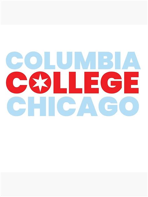 "Columbia College Chicago Flag Logo" Poster by hanhorton | Redbubble