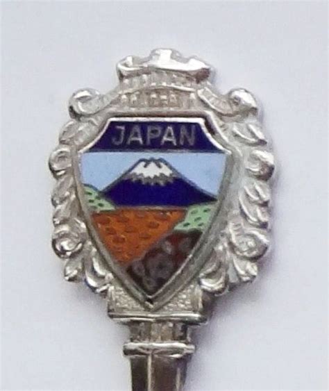 Collector Souvenir Spoon Japan Mount Fuji Cloisonne | Mount fuji, Japan, Japan prefectures