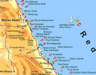 Egypt Map Marsa Alam