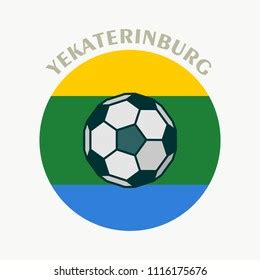 Yekaterinburg Flag Soccer Ball City Russia Stock Vector (Royalty Free) 1116175676 | Shutterstock