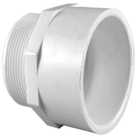 Charlotte Pipe 1-1/2 in. PVC Sch. 40 MPT x S Male Adapter ...