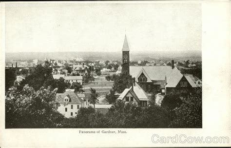 Panorama of Gardner, Mass Massachusetts