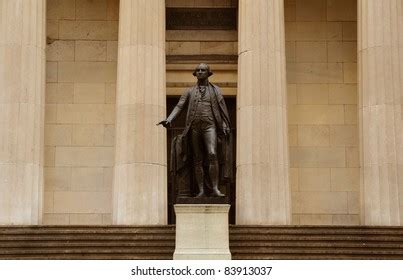 George Washington Statue Federal Hall National Stock Photo 83913037 ...