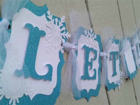 Frozen banner LET IT GO by CelebrationBanner on Etsy | Frozen birthday ...