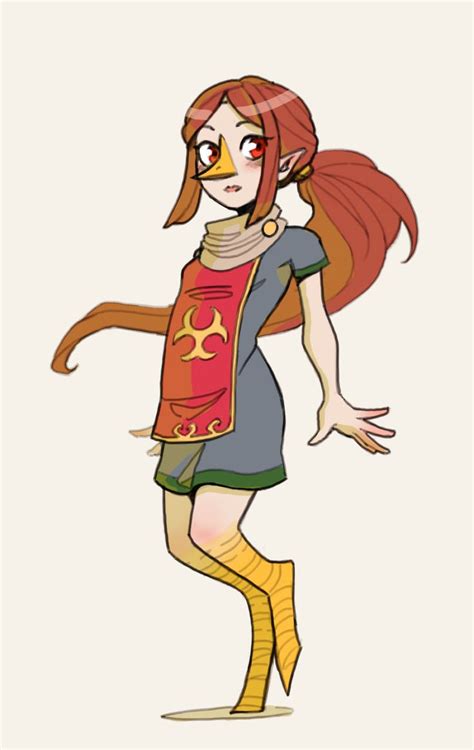 Legend of Zelda Wind Waker art > Rito Medli | by: Tuhkalokki | Legend ...