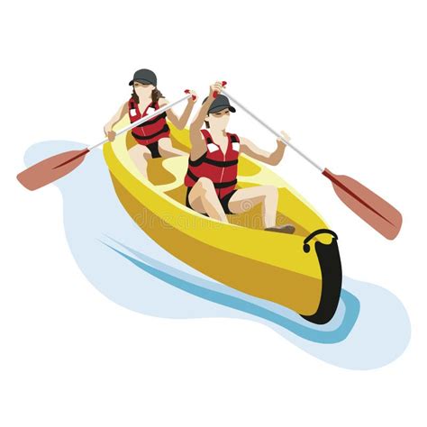 Kayak, whitewater sports stock vector. Image of pictogram - 65278946