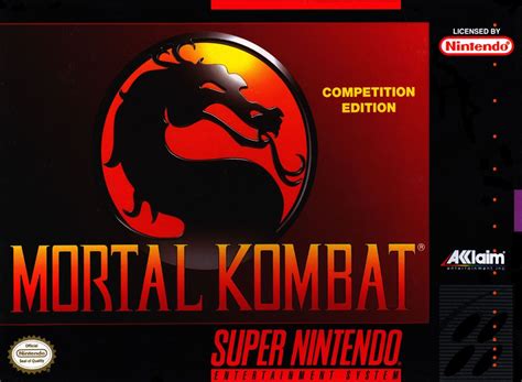 Mortal Kombat SNES Super Nintendo