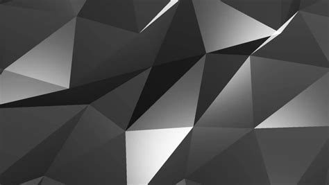 Abstract triangles geometric black and white… - Royalty Free Video