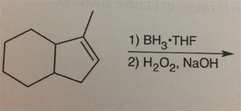 Solved 1) BH3 THF 2) H2O2, NaOH | Chegg.com