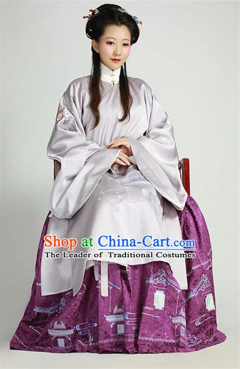 Ming Dynasty Clothing Chinese Classic Costume Ancient China Costumes Han Fu Dress Wear Garment ...