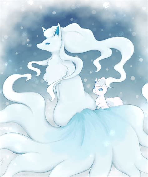 Alolan Vulpix & Alolan Ninetails by moyura | Pokémon Sun and Moon ...