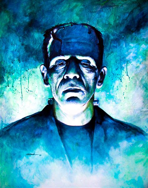 Frankenstein | Frankenstein art, Horror artwork, Horror monsters