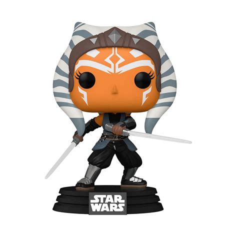 Buy Funko Pop! Star Wars: The Mandalorian - Ahsoka with Lightsabers Vinyl Bobblehead Online at ...