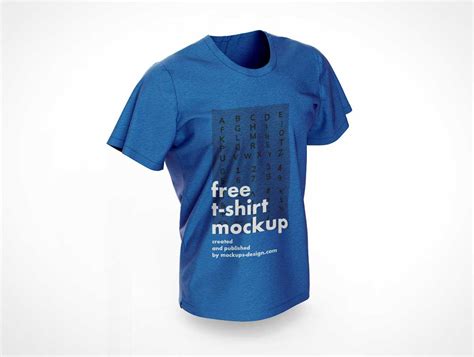Men's Round Collar T-Shirt PSD Mockups - PSD Mockups