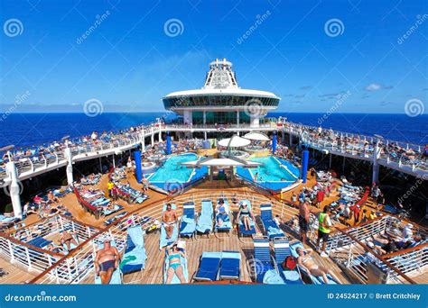 People Cruise Ship Deck Editorial Photography - Image: 24524217