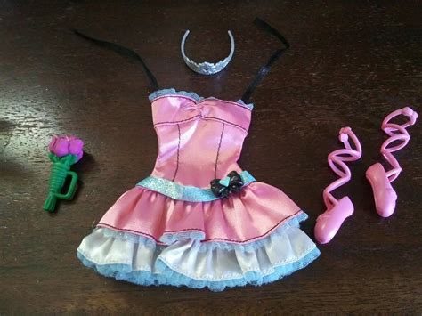 Ballerina Outfit for Barbie-Complete with flowers and tiara, New, Free Shipping | #2029921556