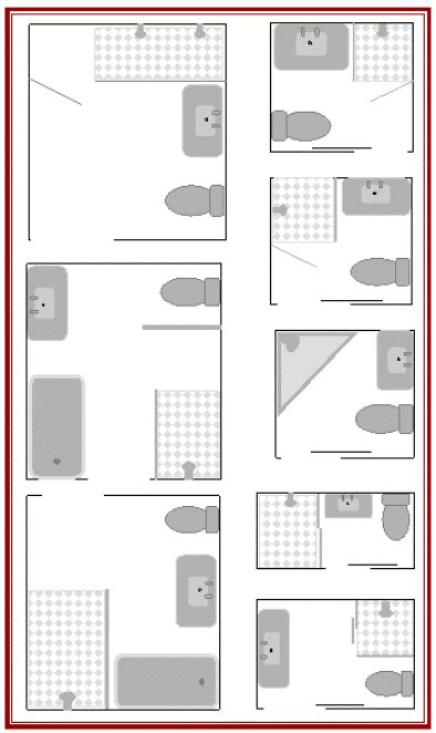 designs 101 | Small bathroom plans, Bathroom floor plans, Small bathroom layout