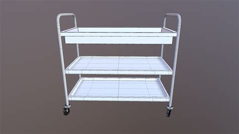 Stainless Steel Shelf 3D Model - TurboSquid 2083787