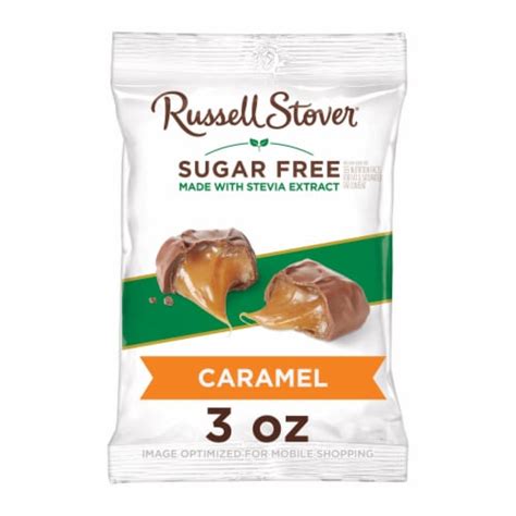 RUSSELL STOVER Sugar Free Caramel Chocolate Candy Bag, 3 oz - Smith’s Food and Drug