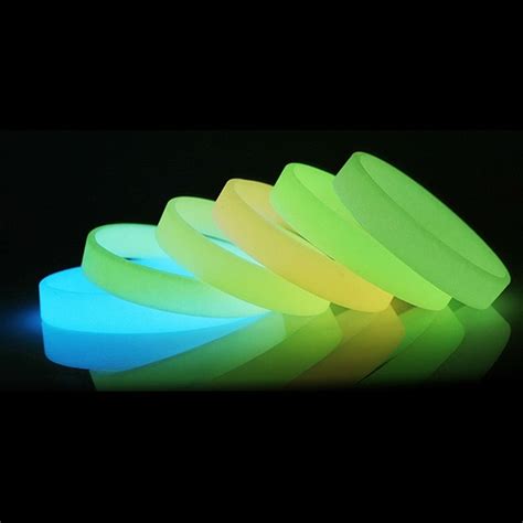 Plain Silicone Wristbands - Glow in the Dark Wristbands!