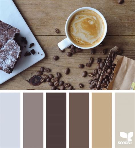 Coffee Browns | Brown paint, Color pallets, Design seeds