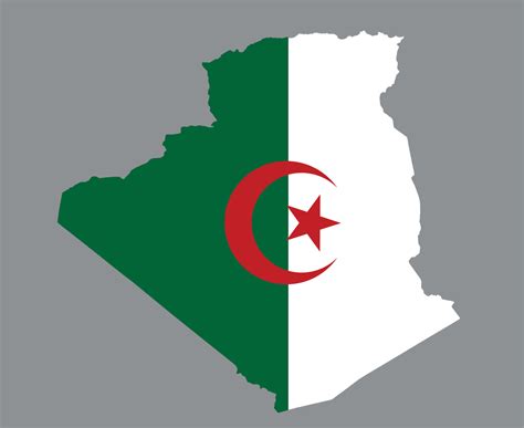 Algeria Flag National Africa Emblem Map Icon Vector Illustration Abstract Design Element 7702923 ...