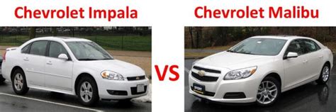 Chevy Impala Vs Malibu [05 Comparative Features You Must Know]