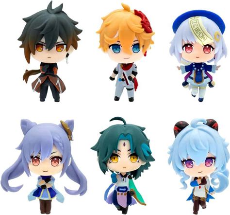 Buy Genshin Impact Figure Nendoroid Anime Action Figures Game Kawaii Characters Vol.2 Xiao Ganyu ...