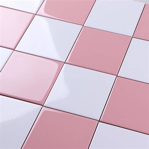 4X4 Inch 10X10cm Pink Ceramic Tile for Back Splash Wall Decoration - Subway Tile and Kitchen Tiles