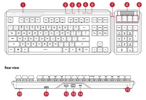 ASUS Rog Claymore II Wireless Gaming Keyboard User Guide