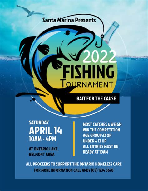 Fishing Tournament Flyer Template | PosterMyWall