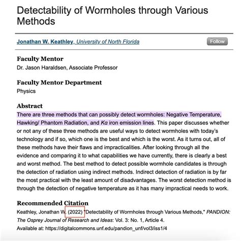 (2022) Wormholes formed by exotic matter may have negative internal ...