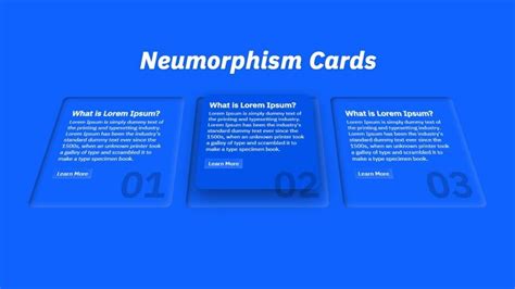 Neumorphism Cards Using Html & CSS with Hover Effects