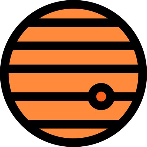 Jupiter Generic Outline Color icon