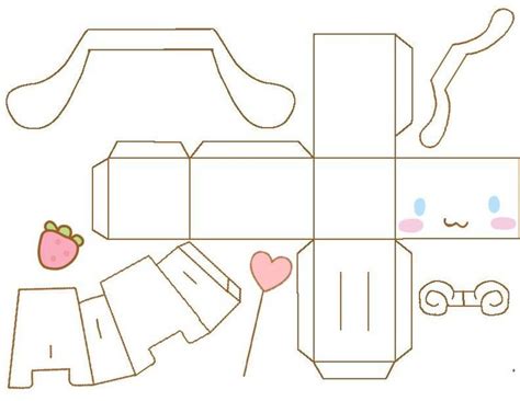 cinnamoroll Paper Dolls Diy, 3d Paper Crafts, Paper Toys, Diy Paper, Hello Kitty Crafts, Hello ...