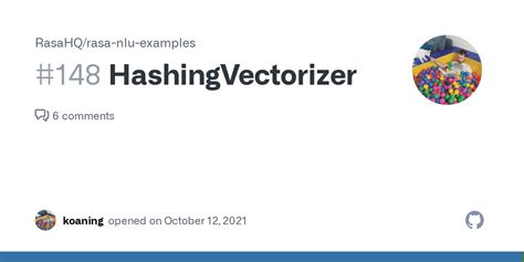 HashingVectorizer · Issue #148 · RasaHQ/rasa-nlu-examples · GitHub