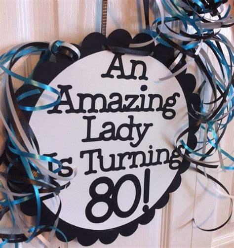 80th Birthday Decorations | Party Favors Ideas