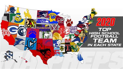 Best high school football team from each state