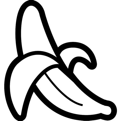 Peeled Banana Vector SVG Icon - SVG Repo