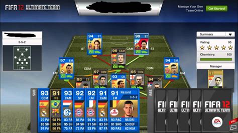 MUST WATCH *** FIFA 12 ultimate team BEST team - YouTube