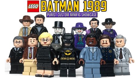 LEGO BATMAN 1989 Custom Minifigure Showcase - YouTube