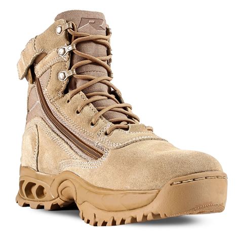 Ridge Outdoors Desert Storm Men's Sand Suede and Work Boots | Tactical ...