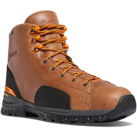 Danner Men's Stronghold 6" Brown Waterproof Work Boots #16711 - Dunns Sporting Goods