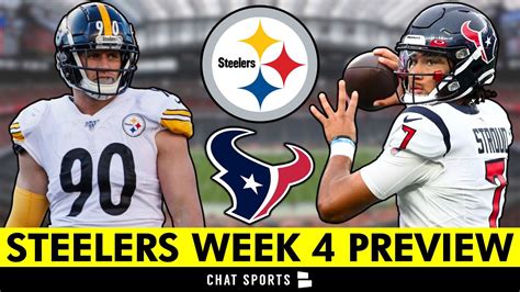 Steelers vs. Texans Week 4 Preview: Score Prediction + Keys To Victory | Put Pressure On C.J ...