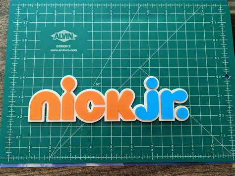 Nick Jr 3D printed art logo shelf wall display mount - Etsy Italia