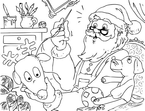 🎨 Free Santa's Workshop Coloring Pages + Elf Application Printable! 🎅📝 ...