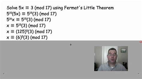 Fermat's Little Theorem - YouTube