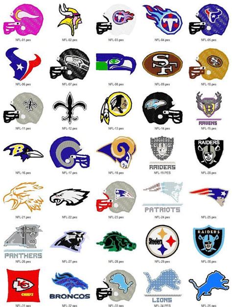 11+ Nfl Embroidery Designs - Angela