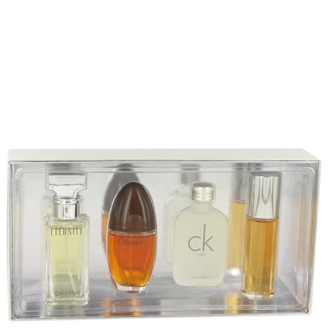 Calvin Klein Women Gift Set -- Mini Variety Gift Set Includes Eternity, Obsession Ck One, Escape ...