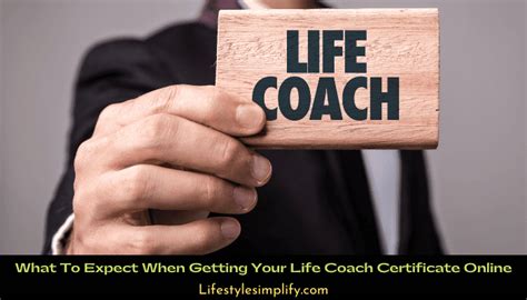 What To Expect When Getting Your Life Coach Certificate Online